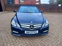 Used Mercedes E220 170 HP (125 kW) 2013 Blue Cabriolet