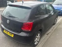 Used VW Polo 70 HP (51 kW) 2010 Black Hatchback