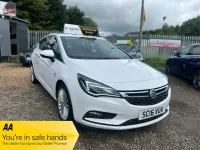 Used Vauxhall Astra Elite 2016 White Hatchback