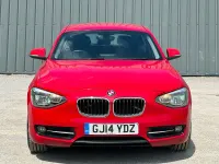 Used BMW 116 Sport Line 136 HP (100 kW) 2014 Red Hatchback