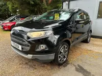 Used Ford Ecosport Titanium 95 HP (69 kW) 2017 Black SUV