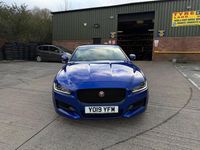 Used Jaguar XE R-Sport 180 HP (132 kW) 2019 Blue Sedan