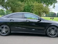 Used Mercedes CLA220 AMG line 177 HP (130 kW) 2018 Black Coupe