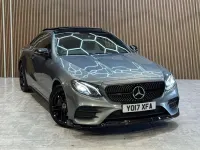 Begagnad Mercedes E220 AMG Line Premium 2017 Grå Sportkupé