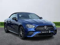 Used Mercedes E300 AMG line 2021 Blue Cabriolet