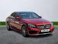 Used Mercedes C200 AMG Line Premium 2016 Red Sedan