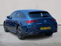Used Mercedes CLA250e Shooting Brake AMG line 2023 Blue Estate