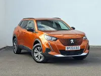 Used Peugeot e-2008 Active+ 100 kW (136 HP) 2023 Orange SUV