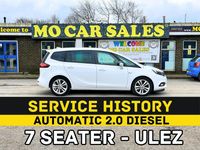 Used Vauxhall Zafira SRi 170 HP (125 kW) 2017 White MPV
