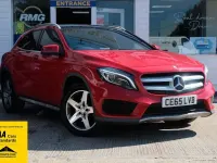 Used Mercedes GLA220 AMG Line Premium Plus 168 HP (123 kW) 2015 Red SUV