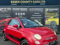 Used Fiat 500 Lounge 69 HP (50 kW) 2012 Red Hatchback