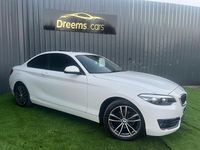 Used BMW 218 Sport Line 136 HP (100 kW) 2018 White Coupe