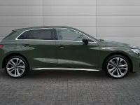 New Audi A3 Sportback e-tron S-Line 201 HP (147 kW) 2026 District green Hatchback