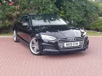 Used Audi A5 S-Line 190 HP (139 kW) 2019 Black Coupe