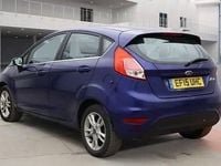 Used Ford Fiesta Zetec 2015 Blue Hatchback