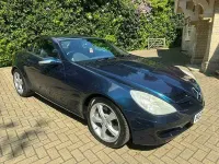 Used Mercedes SLK350 272 HP (200 kW) 2005 Blue Cabriolet