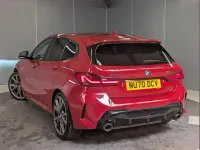 Used BMW M135 Comfort Edition 301 HP (221 kW) 2021 Red Hatchback