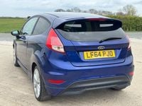 Used Ford Fiesta Zetec 125 HP (91 kW) 2014 Blue Hatchback