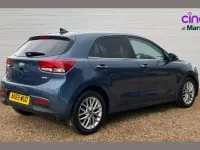 Used Kia Rio 99 HP (72 kW) 2020 Blue Hatchback
