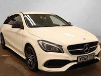 Used Mercedes CLA220 AMG line 2018 White Sedan