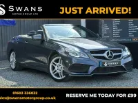Used Mercedes E220 AMG line 2014 Grey Cabriolet