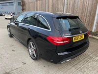Used Mercedes C300 AMG line 2015 Black Estate