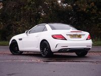 Used Mercedes SLC180 AMG line 156 HP (114 kW) 2019 White Cabriolet