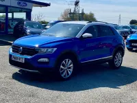 Second-hand VW T-Roc Design 115 CP (84 kW) 2019 Albastru SUV