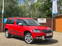 Used Skoda Yeti SE L 110 HP (80 kW) 2016 Red SUV