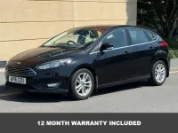 Used Ford Focus Zetec 125 HP (91 kW) 2016 Black Hatchback