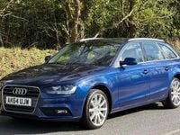 Used Audi A4 177 HP (130 kW) 2014 Blue Estate