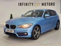 Usado BMW 118 Sport Line 2018 Azul Citadino