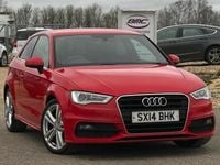 Used Audi A3 S-Line 150 HP (110 kW) 2014 Red Hatchback