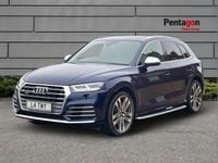 Begagnad Audi SQ5 S-Line 347 HK (255 kW) 2020 Blå SUV