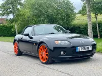 Used Mazda MX5 Inclusive 160 HP (117 kW) 2006 Brilliant black Cabriolet