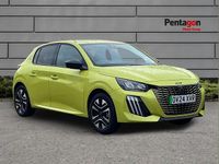 Used Peugeot e-208 Style 100 kW (136 HP) 2024 Yellow Hatchback