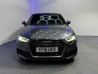 Begagnad Audi A3 S-Line 150 HK (110 kW) 2018 Grå Sedan