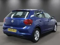Used VW Polo SE 80 HP (58 kW) 2020 Blue Hatchback