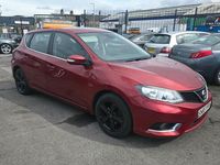 Used Nissan Pulsar Acenta 110 HP (80 kW) 2015 Red Hatchback