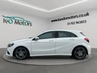 Used Mercedes A180 AMG line 122 HP (89 kW) 2017 White Hatchback