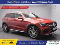 Used Mercedes GLC300 AMG line 245 HP (180 kW) 2019 Red SUV