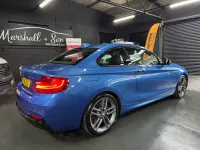 Used BMW 218 M Sport 136 HP (100 kW) 2016 Blue Coupe