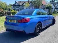 Used BMW 435 M Sport 2018 Blue Cabriolet