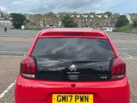 Used Peugeot 108 Allure 82 HP (60 kW) 2017 Red Hatchback