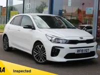 Used Kia Rio GT-Line S 118 HP (86 kW) 2019 White Hatchback