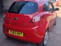 Used Ford Ka Zetec 69 HP (50 kW) 2015 Red Hatchback