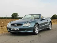 Used Mercedes SL500 306 HP (225 kW) 2005 Blue Cabriolet