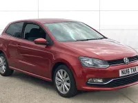 Used VW Polo Match 90 HP (66 kW) 2016 Red Hatchback
