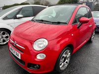 Used Fiat 500 S 2015 Red Cabriolet