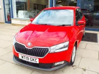 Used Skoda Fabia SE 74 HP (54 kW) 2019 Red Hatchback